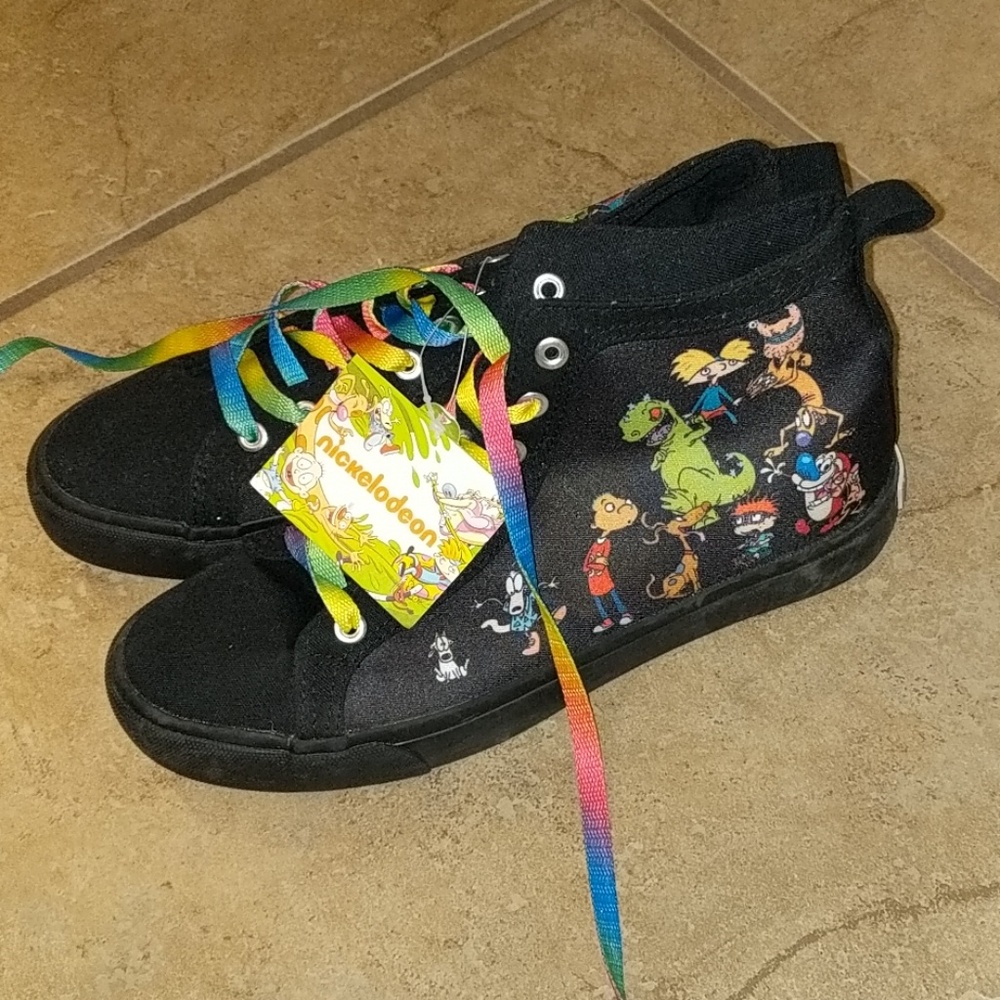Nickelodeon 90s converse style sneaker hot topic